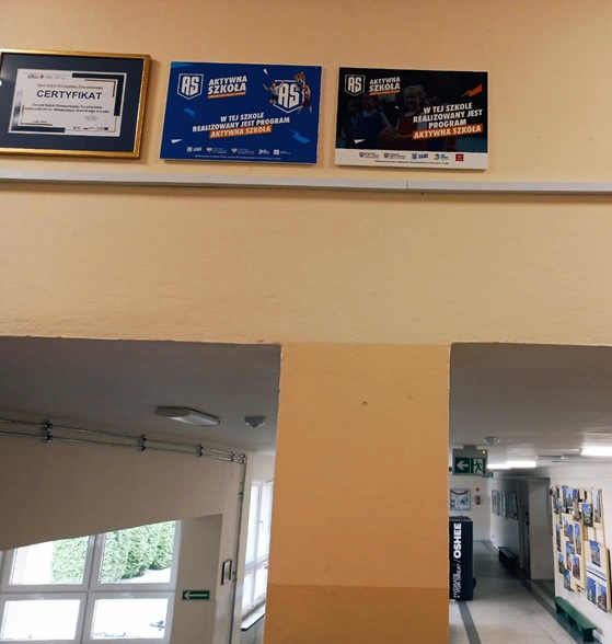 Aktywna Szkoła - fotografia plaktu