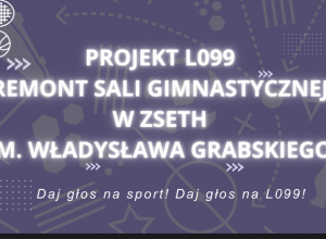 Plakat dotyczący głosowania na projekt L099