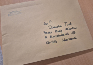 Zaadresowana koperta