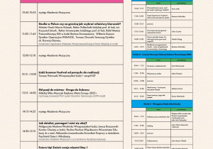 grafik na zajęcia 5 marca