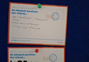 Na lekcjach powinno być więcej …