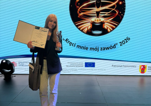 Uczennica z nagrodą w konkursie
