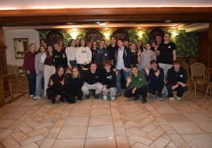 Finaliści podczas zajęć integracyjnych