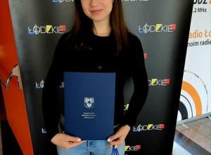 Polina Shestakova ze stypendium naukowym