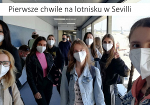 Pierwsze chwile na lotnisku w Sevilli