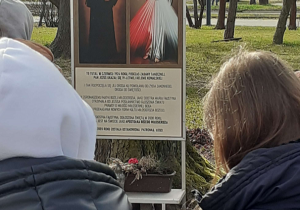 Uczniowie zwiedzają miejsce objawień św. Faustyny Kowalskiej w Łodzi