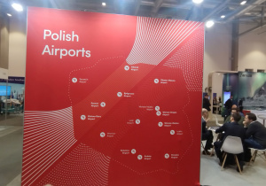 Mapa portów lotniczych Polski