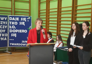 Przemówienie Pani Wicedyrektor.