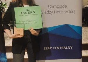 Laureatka II Wicemistrem Olimpiady Hotelarskiej